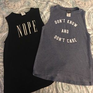 2 Butter-Soft Tank Tops Sassy 💁🏼